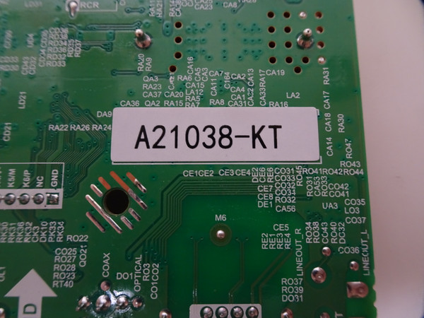 Onn 100012585 Main Board A21038-KT, (T.MS1801.81)