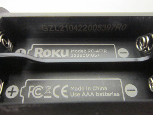 RCA RTRU5828-CA Roku Remote NETFLIX, ROKU, APPLETV+, CRAVE 3226001057-USED