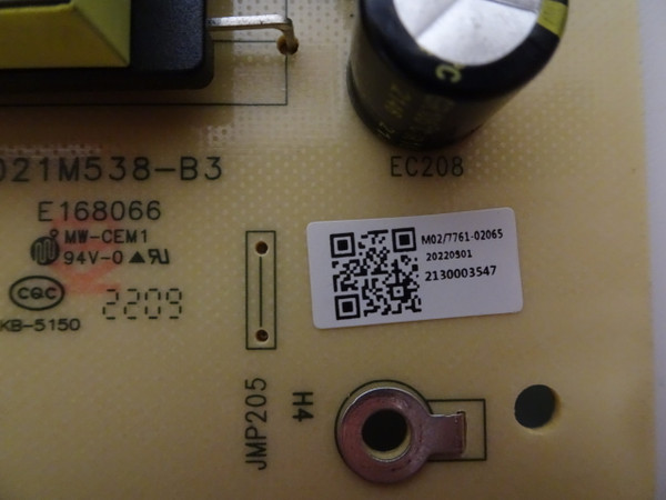 Onn 100071701 Power Board 514C5008M02