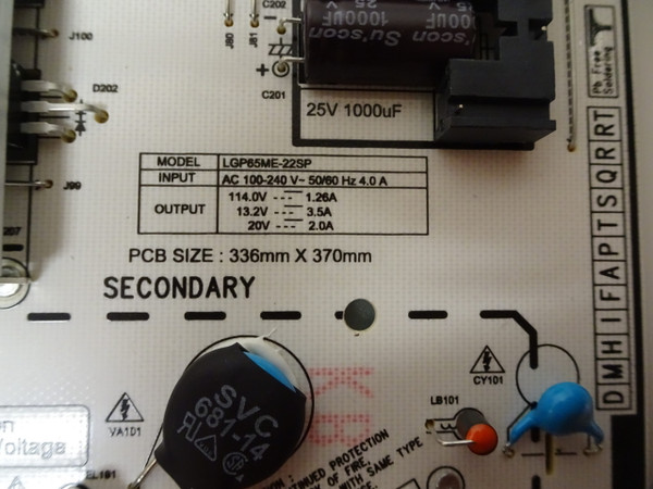 LG 65QNED85UQA.BUSGLJR Power Board EAY65904121