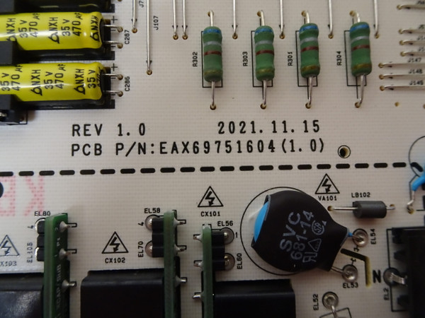 LG OLED65G2PUA.CUSQLJR Power Board EAY36152501