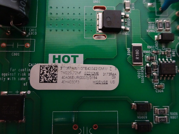 Hisense 40H4030F3 Main Board 317357A