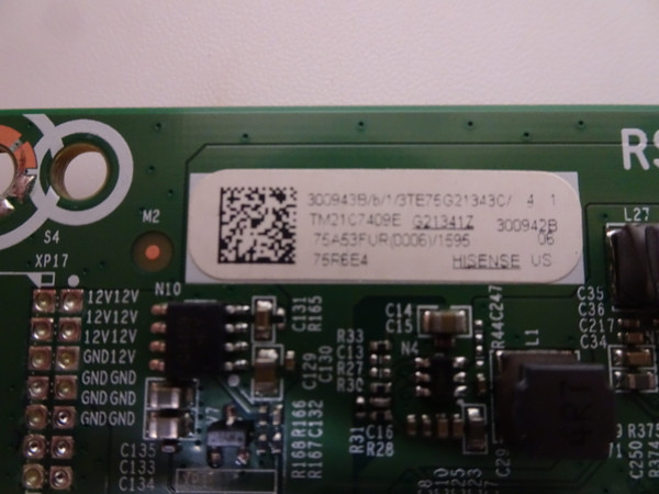 Hisense 75R6E4 Main Board 300943B