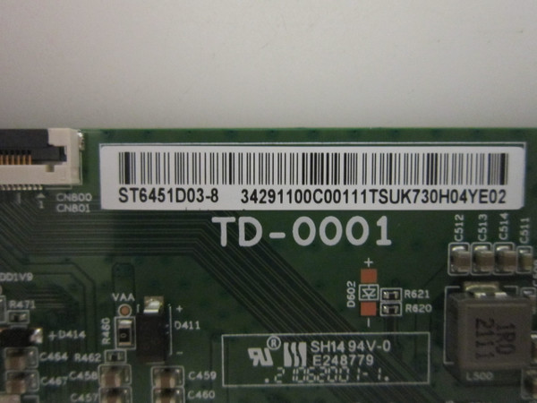 Sony KD-65X85J T-Con Board 1-011-258-31