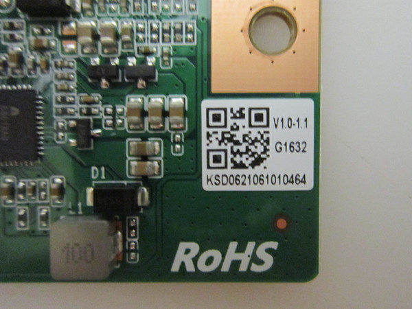 Vizio D43f-J04 T-Con Board KSD06210610