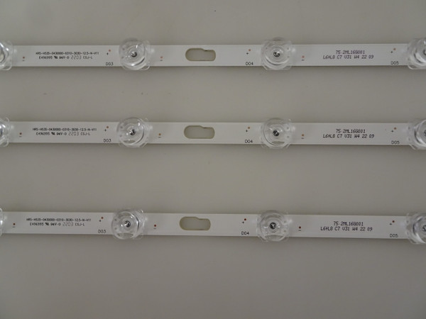 Samsung UN43TU7000FXZA Backlight Strip 75.2ML16G001