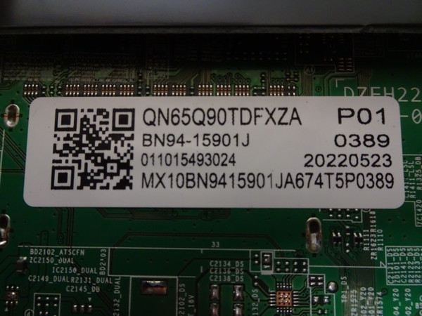 Samsung QN65Q90TDFXZA Main Board BN94-15901J