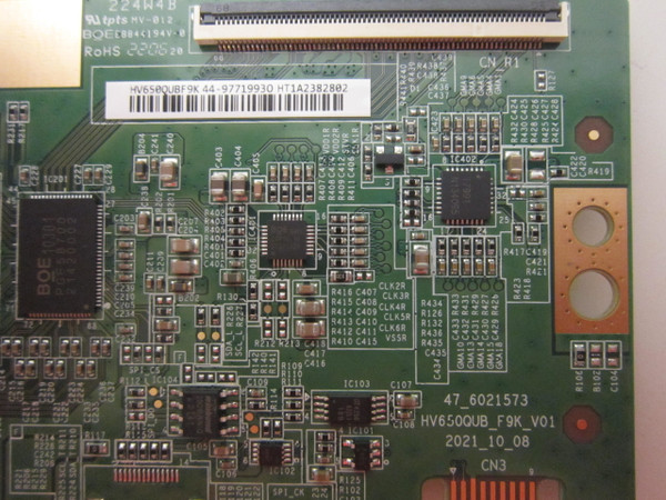 Sony KD-65X80K T-Con Board 1-014-109-11