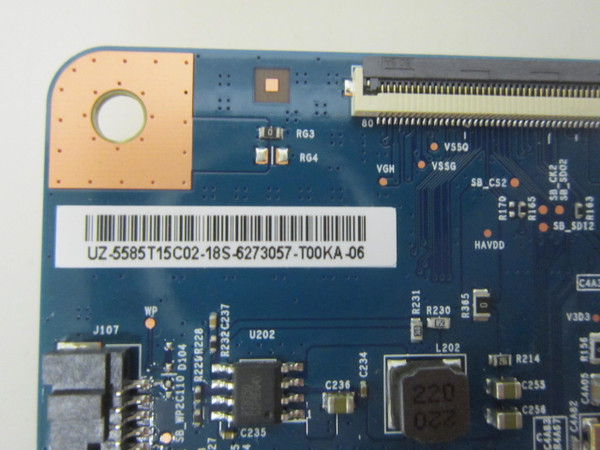 Vizio P85QX-H1 T-Con Board 55.8515.C02