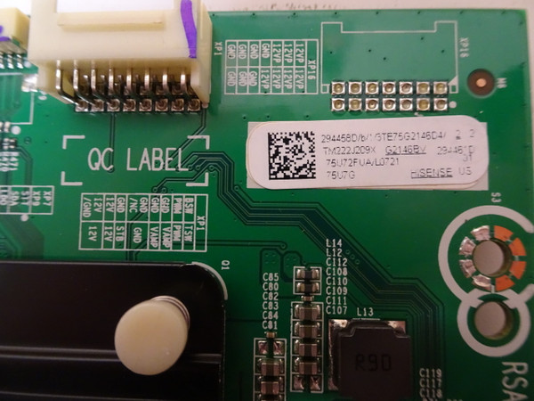 Hisense 75U7G Main Board 294458D