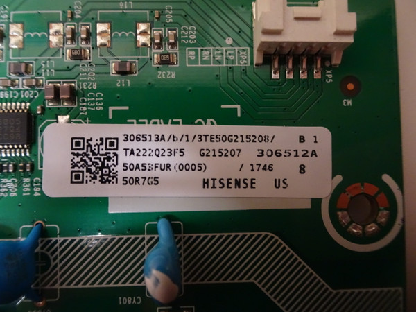 Hisense 50R7G5 Main Board 306513A