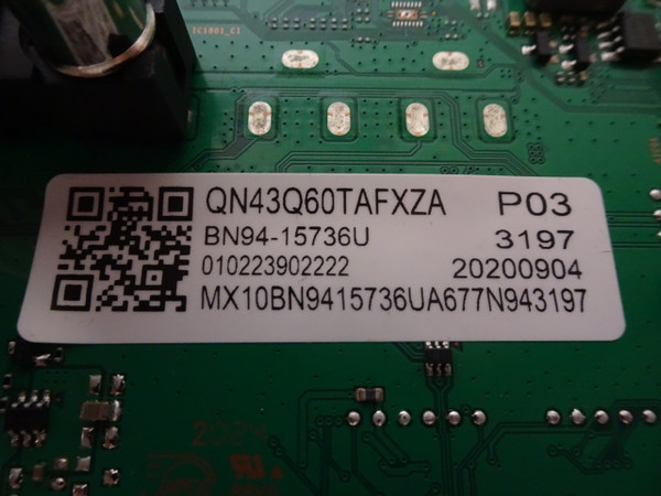 Samsung QN43Q60TAFXZA Main Board BN94-15736U