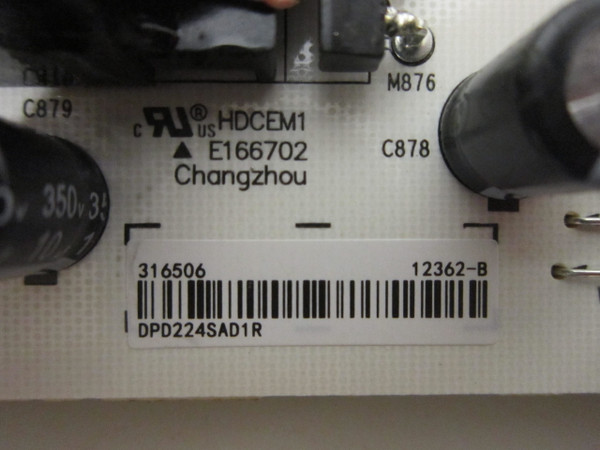 Hisense 65A6H Power Board 316506