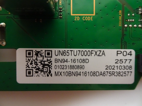 Samsung UN65TU700DFXZA Main Board BN94-16108D