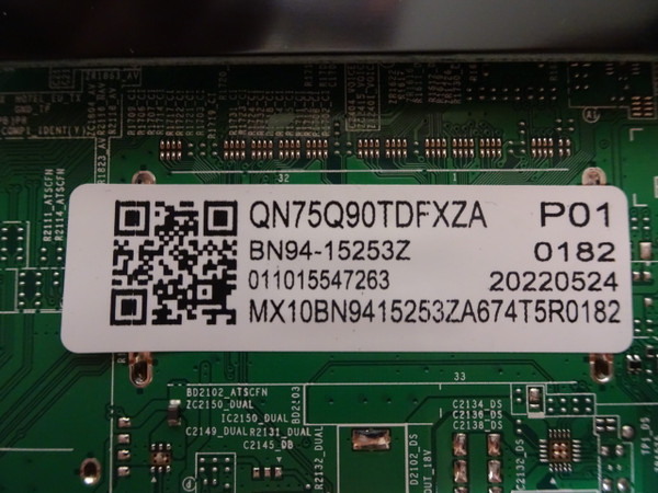 Samsung QN75Q90TDFXZA Main Board  BN94-15253Z