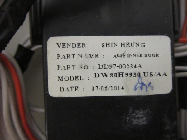 Samsung DW80J9945US/AA Dishwasher Sub Wire Harness Assembly DD39-00014A