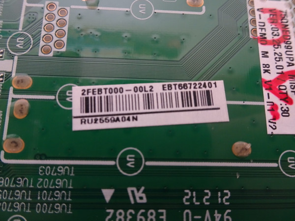 LG 75QNED99UPA.AUSYLJR Main Board EBT66722401