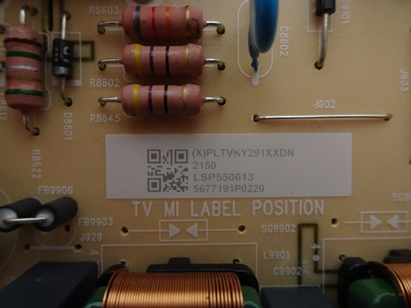 Vizio V555-J01 Power Board PLTVKY291XXDN