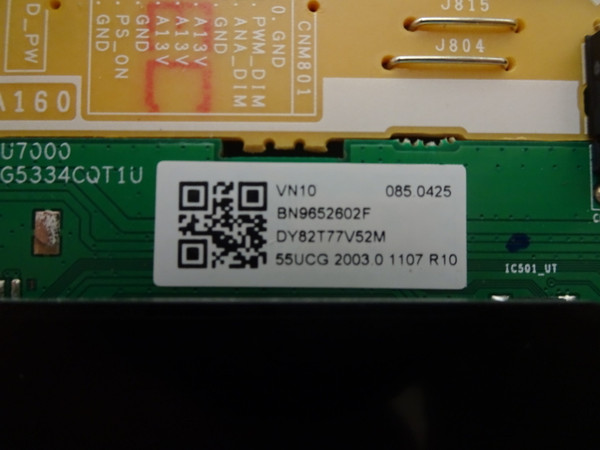Samsung UN50TU7000FXZA Main/Power Board 50TU7000F-602F