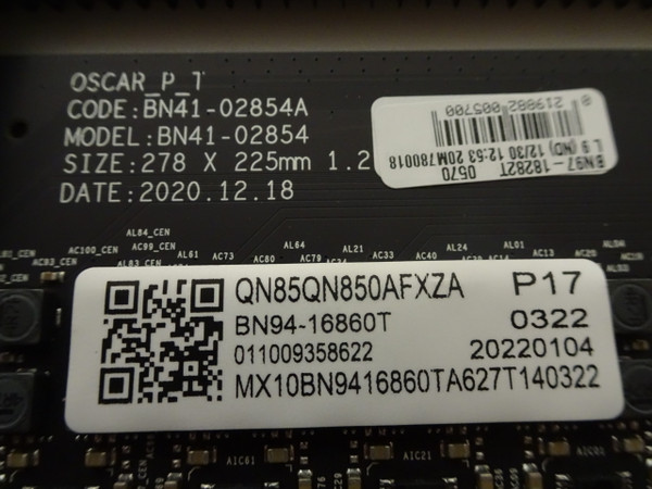 Samsung QN85QN850AFXZA Main Board BN94-16860T