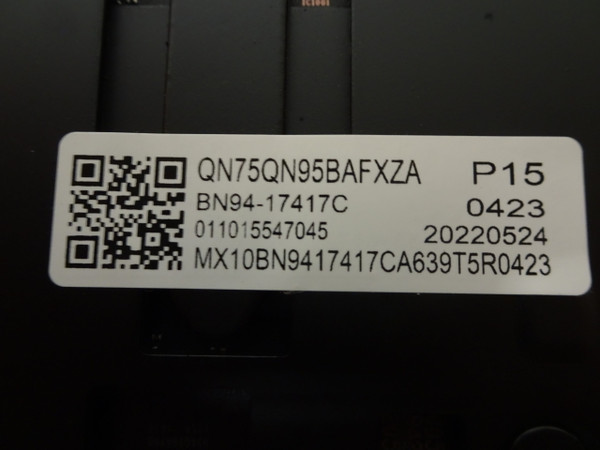 Samsung QN75QN95BAFXZA Main Board BN94-17417C