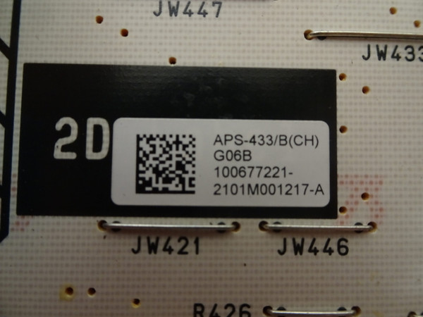 Sony XR-75Z9J Power Board 1-006-772-21