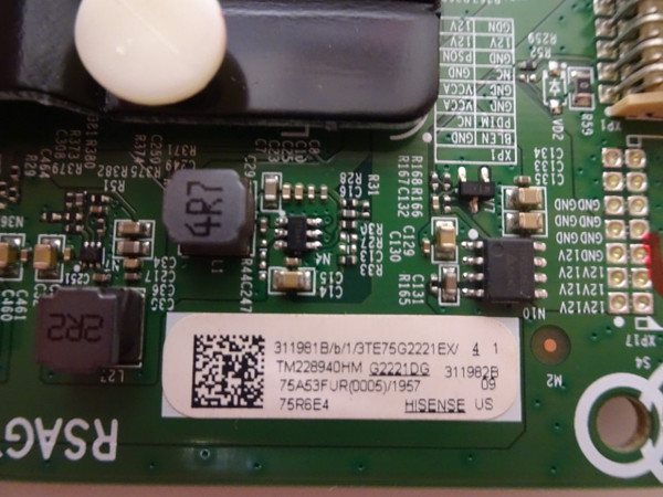 Hisense 75R6E4 Main Board 311981B