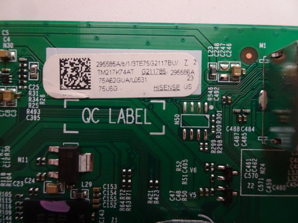 Hisense 75U6G Main Board 295585A