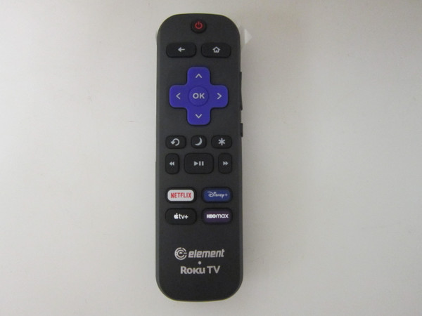 Element E4AA65R Netflix Disney+ AppleTV+ HBOMAX Roku Remote 3226001216-NEW