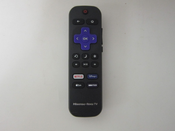 Hisense 58R6E3  Netflix Disney+ AppleTV+ HBOMAX Roku Remote 3226001217-USED