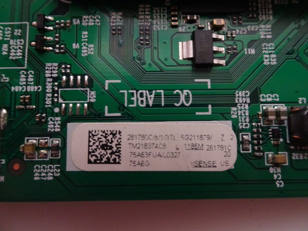 Hisense 75A6G Main Board 281780C