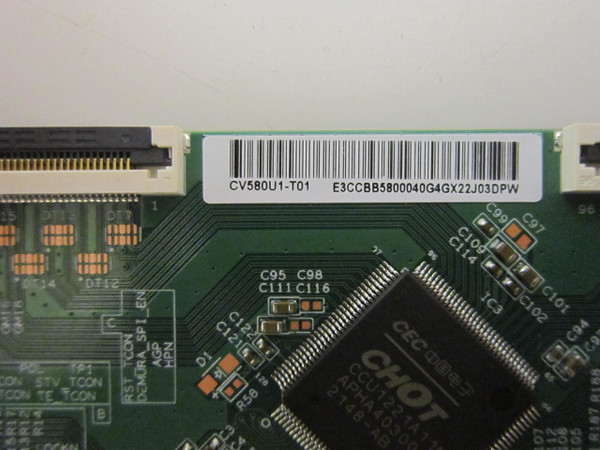 Hisense 58R6E3 T-Con Board CV580U1-T01