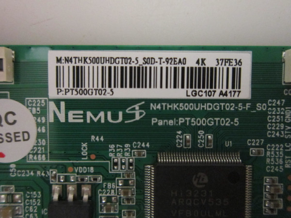 Westinghouse WR50UT4210 T-Con Board PT500GT02-5