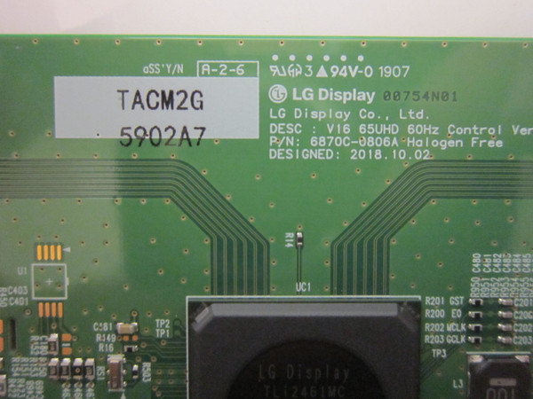 LG 65UH5E-BJ.AUSLLJM T-Con Board 6871L-5902A