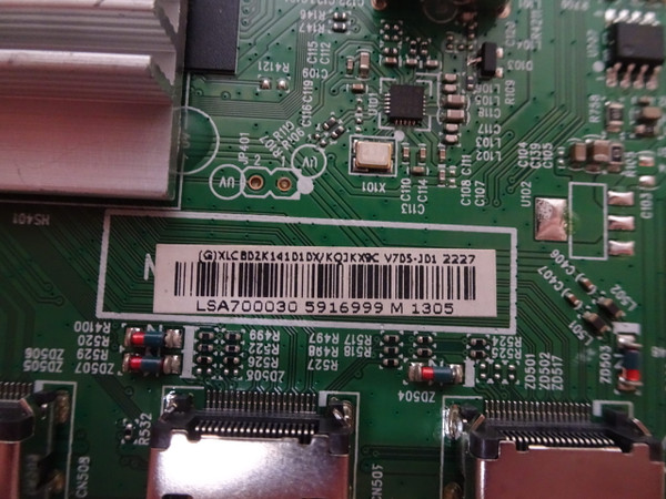 Vizio V705-J01 Main Board 756TXLCB02K141
