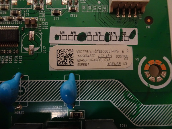 Hisense 50R6E4 Main Board 300777E