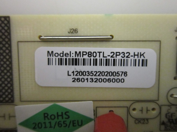 Westinghouse WR43UT4210 Power Board MP80TL-2P32-HK