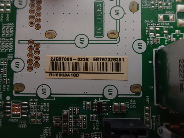 LG OLED65A2PUA.DUSQLJR Main Board EBT67328301