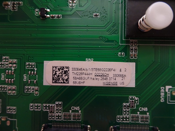 Hisense 58U6HF Main Board 330645A