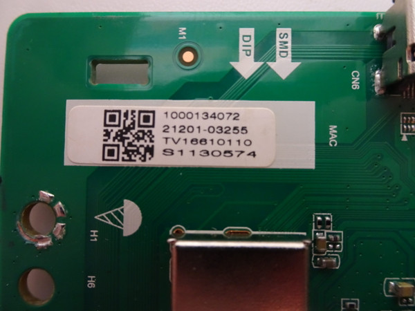 Vizio V655-J04 Main Board 21201-03255