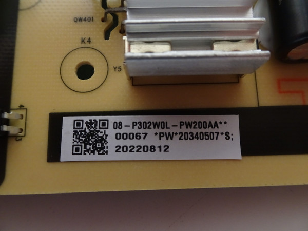 TCL 55S546 Power Board 08-P302W0L-PW200AA