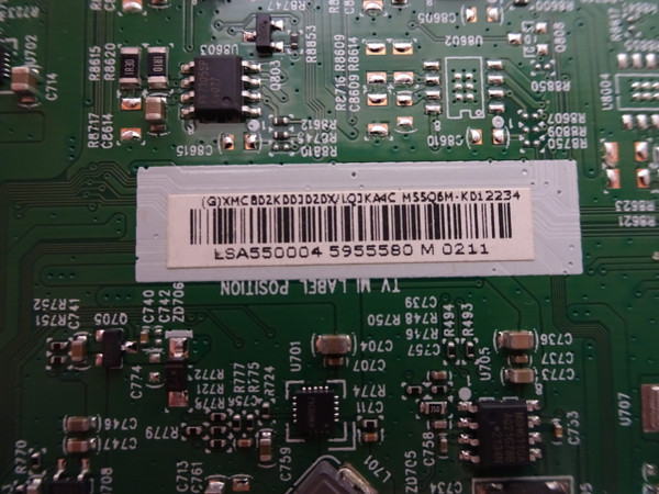 Vizio M55Q6M-K01 Main Board 756TXMCB02K003