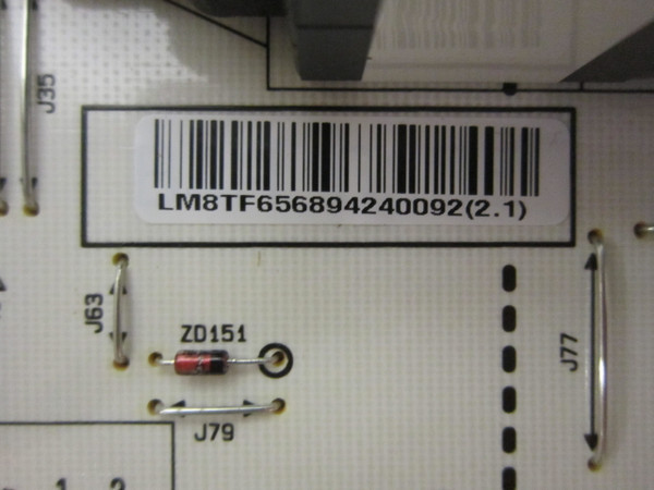 LG OLED55C1PUB Power Board EAY65689424