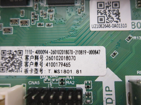 Westinghouse WR55UT4212 Main Board 210819