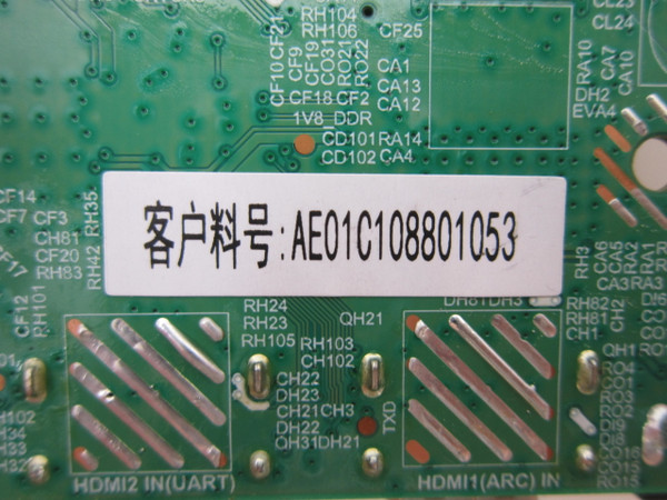 RCA RLDED4016A-H Main Board AE01C108801053