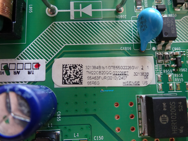 Hisense 55R6G Main Board 321384B (RSAG7.820.12376/ROH)