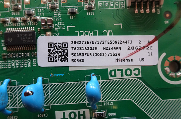 Hisense 50R6E4 Main Board 286273E (RSAG7.820.10939/ROH)
