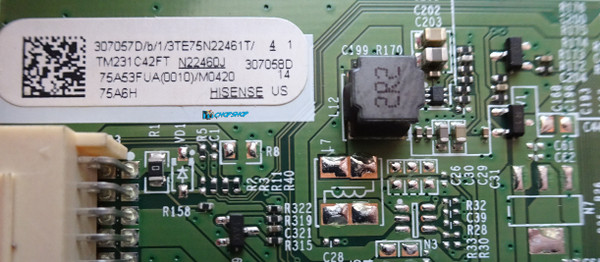 Hisense 75A6H Main Board 307057D (RSAG7.820.11493/ROH)