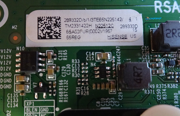 Hisense 65R6E4 Main Board 289332D (RSAG7.820.11014/ROH)