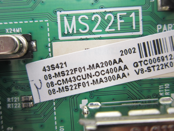 TCL 43S425 Main Board 08-MS22F01-43S421